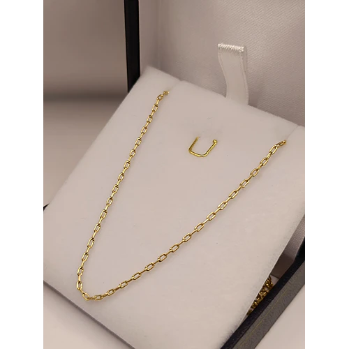Cadena limada 60 cm 3 grs Oro 18k