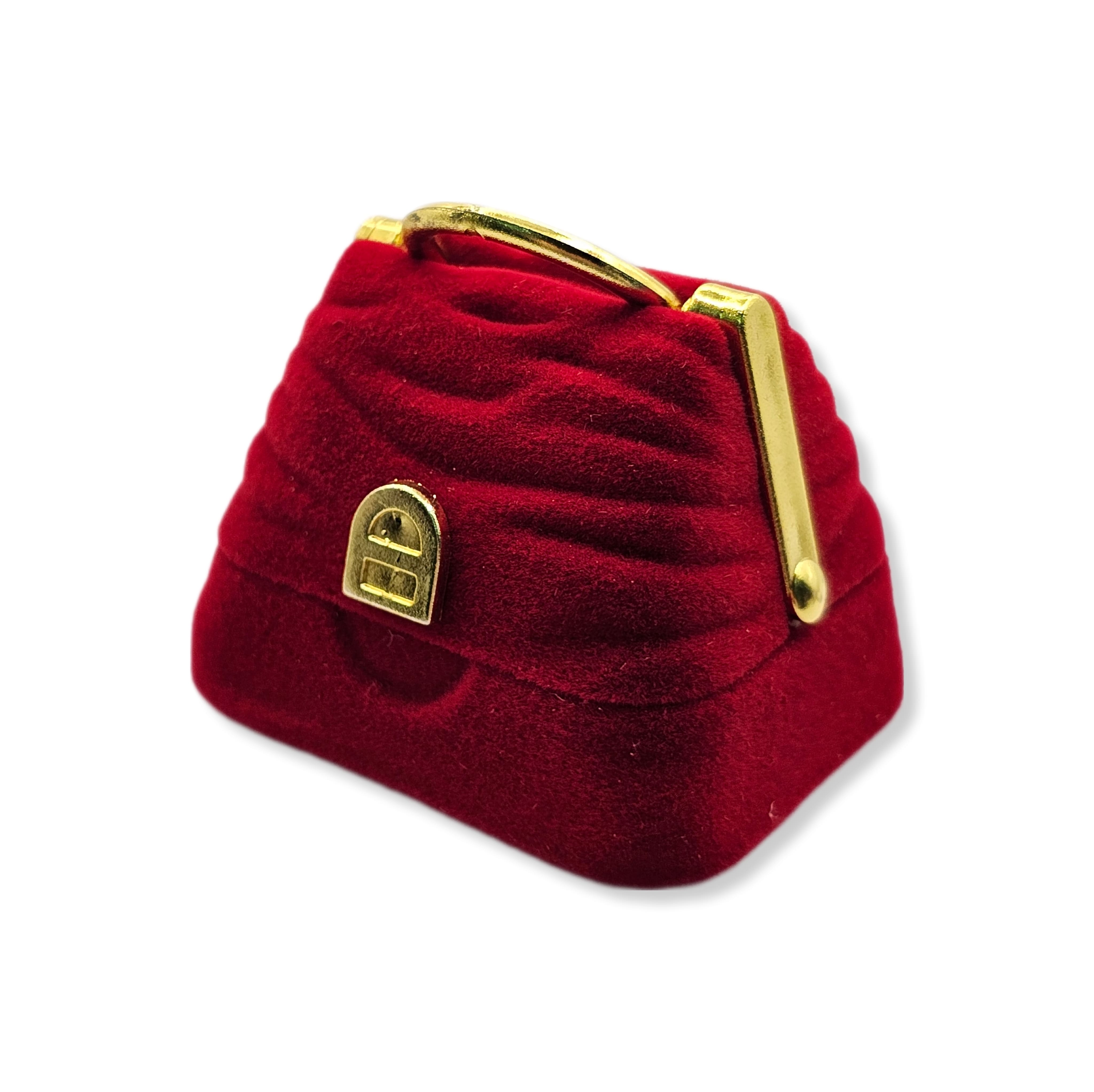 Caja Cartera Roja para joyas 2