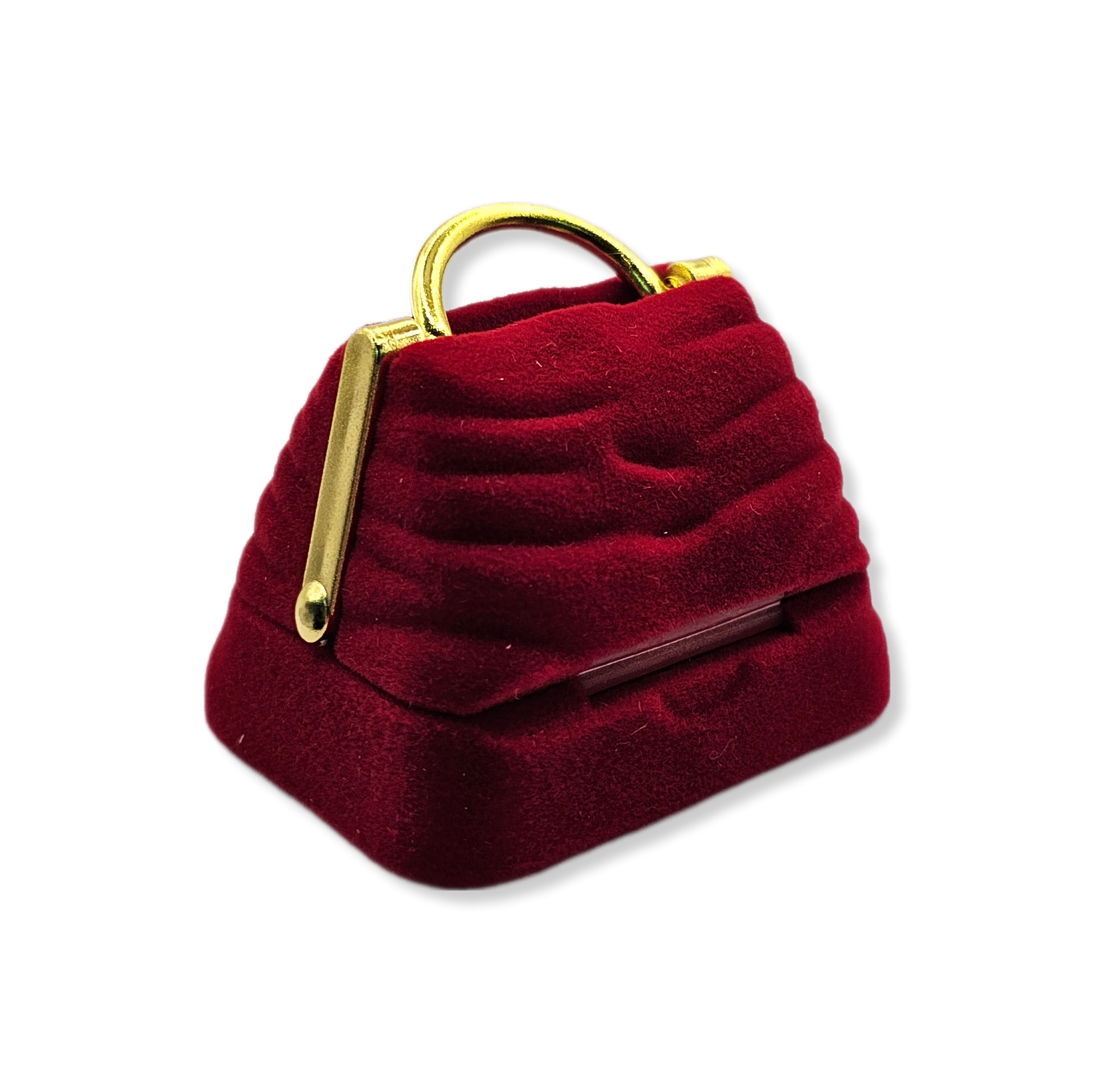 Caja Cartera Roja para joyas 3