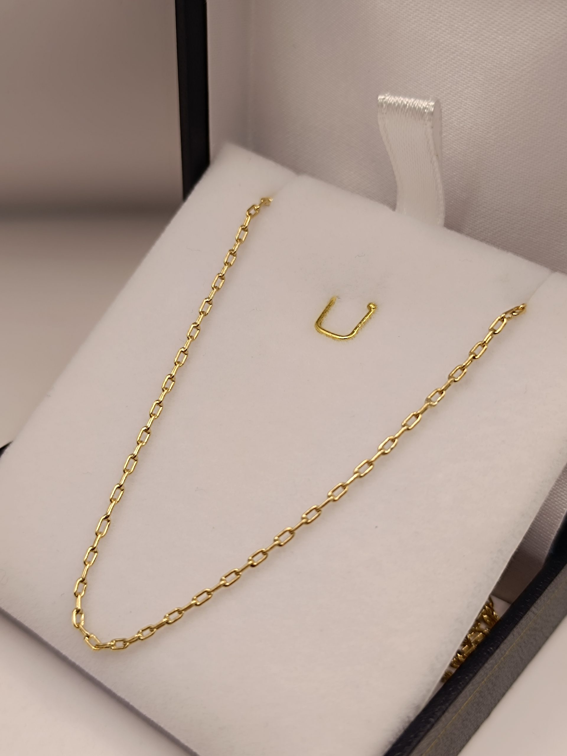 Cadena limada 50 cm 2.3 grs Oro 18k 1