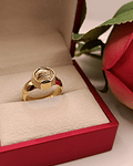 Anillo chevalier nudo 4.5 grs Oro 18k