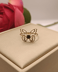 Anillo mariposa onix 2 grs Oro 18k