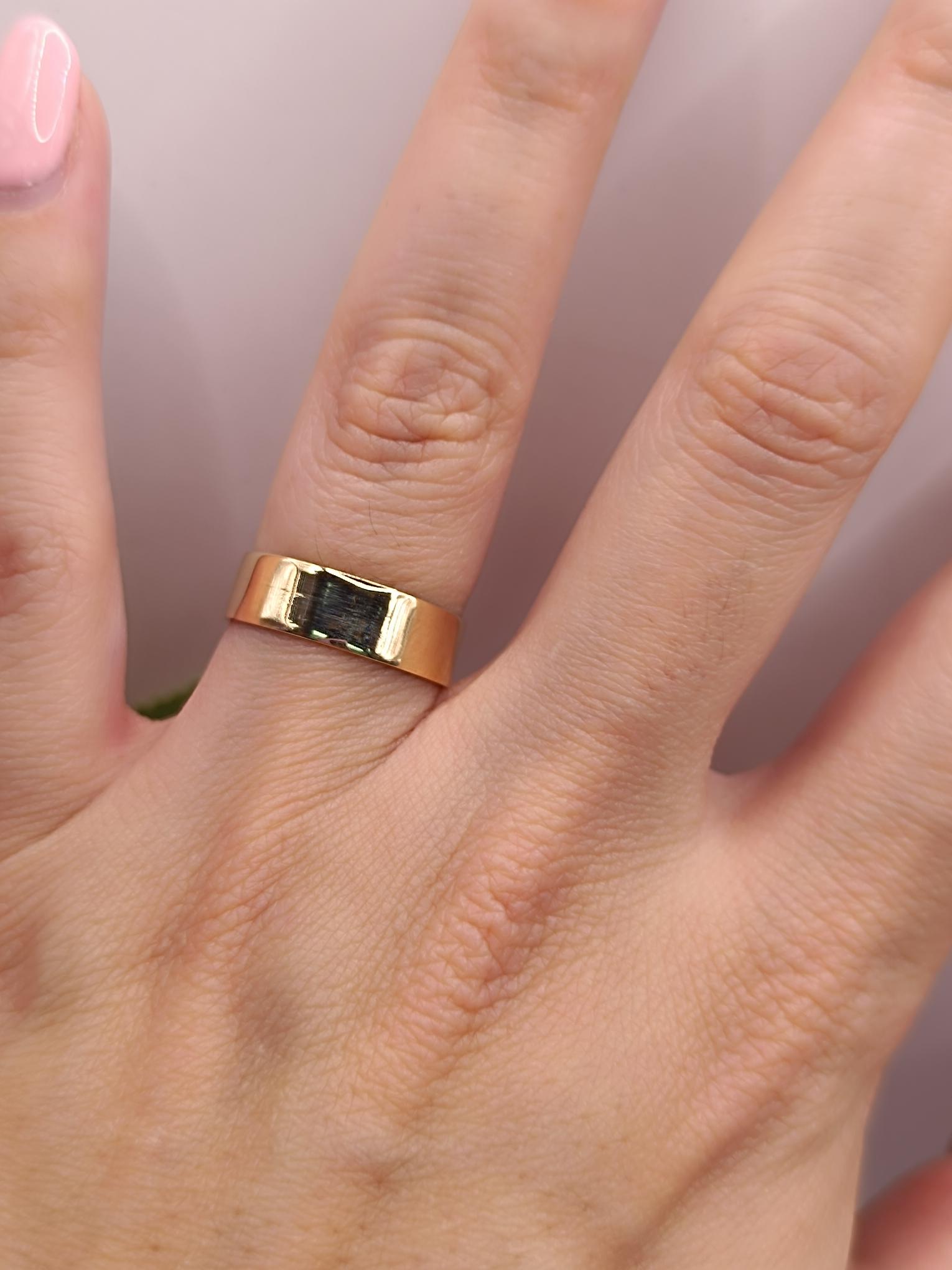 Argollas de matrimonio planas 5 mm 5 grs Oro 18k 2