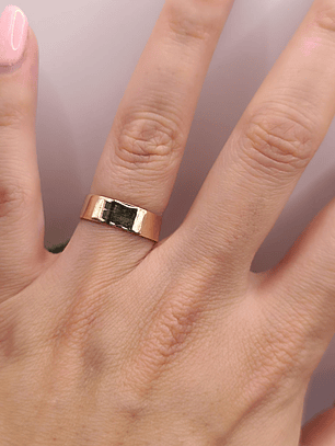 Argollas de matrimonio planas 5 mm 5 grs Oro 18k