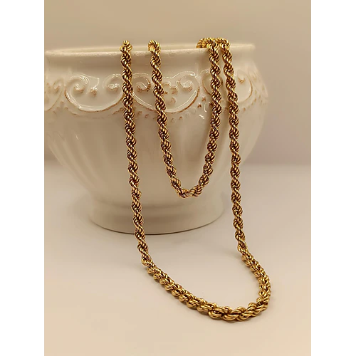 Cadena tourbillon 60 cm 40 gramos Oro 18k