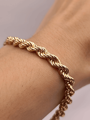 Pulsera tourbillon 20 cm 20 grs Oro 18k