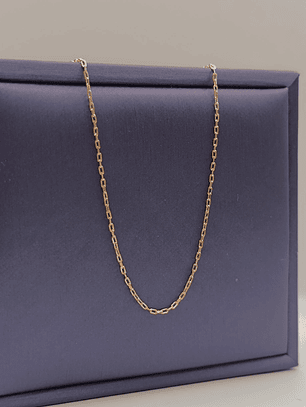 Cadena limada 50 cm 1.1 grs Oro 18k 