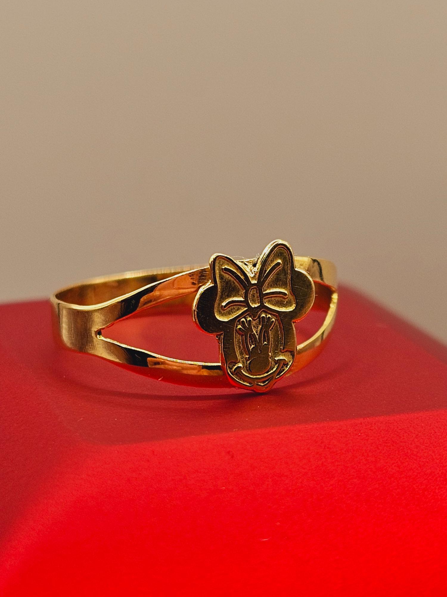 Anillo Minnie 2.2 grs Oro 18k  3