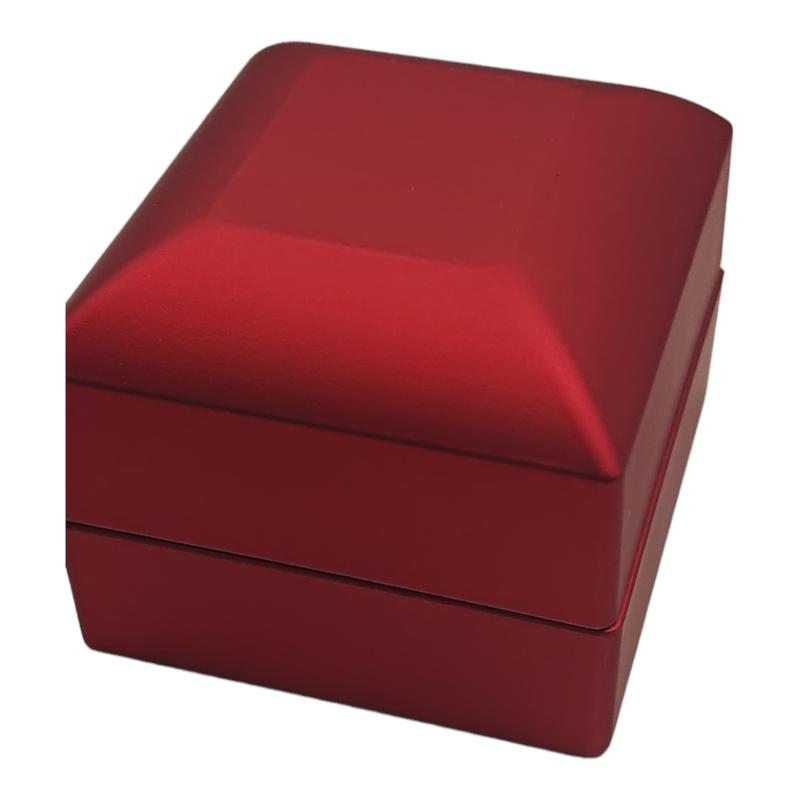 Caja joyas con luz led roja 2