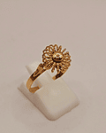 Anillo sol trenza 2.6 grs Oro 18k