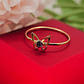 Anillo mariposa amatista 1.1 grs Oro 18k - Miniatura 5