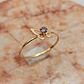 Anillo mariposa amatista 1.1 grs Oro 18k - Miniatura 6