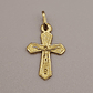 Colgante cruz con cristo 16 mm 1.1 grs Oro 18k - Miniatura 3