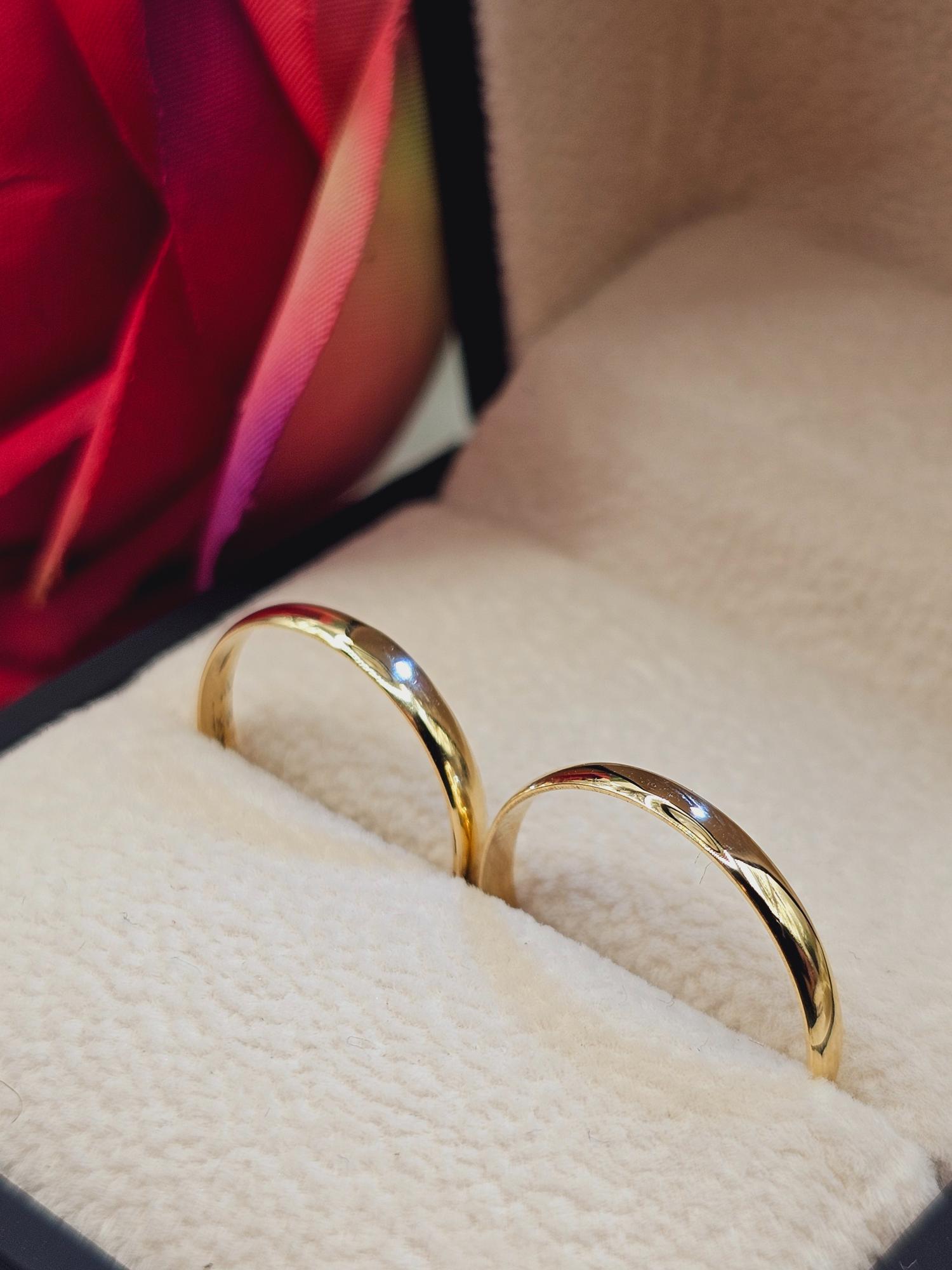 Ilusiones media caña 2 mm 2.2 grs Oro 18k 4