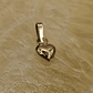 Colgante corazón inflado 15 mm 0.5 grs Oro 18k - Miniatura 3