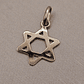 Colgante estrella de David 24 mm 0.7 grs Oro 18k - Miniatura 1