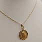 Cadena limada 50 cm y medalla San Benito 13 mm 3.6 grs Oro 18k - Miniatura 2