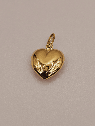 Colgante corazón 2.5 cm 1.6 grs Oro 18k