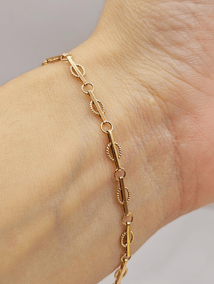 Pulsera Verónica 19 cm 2.4 grs Oro 18k