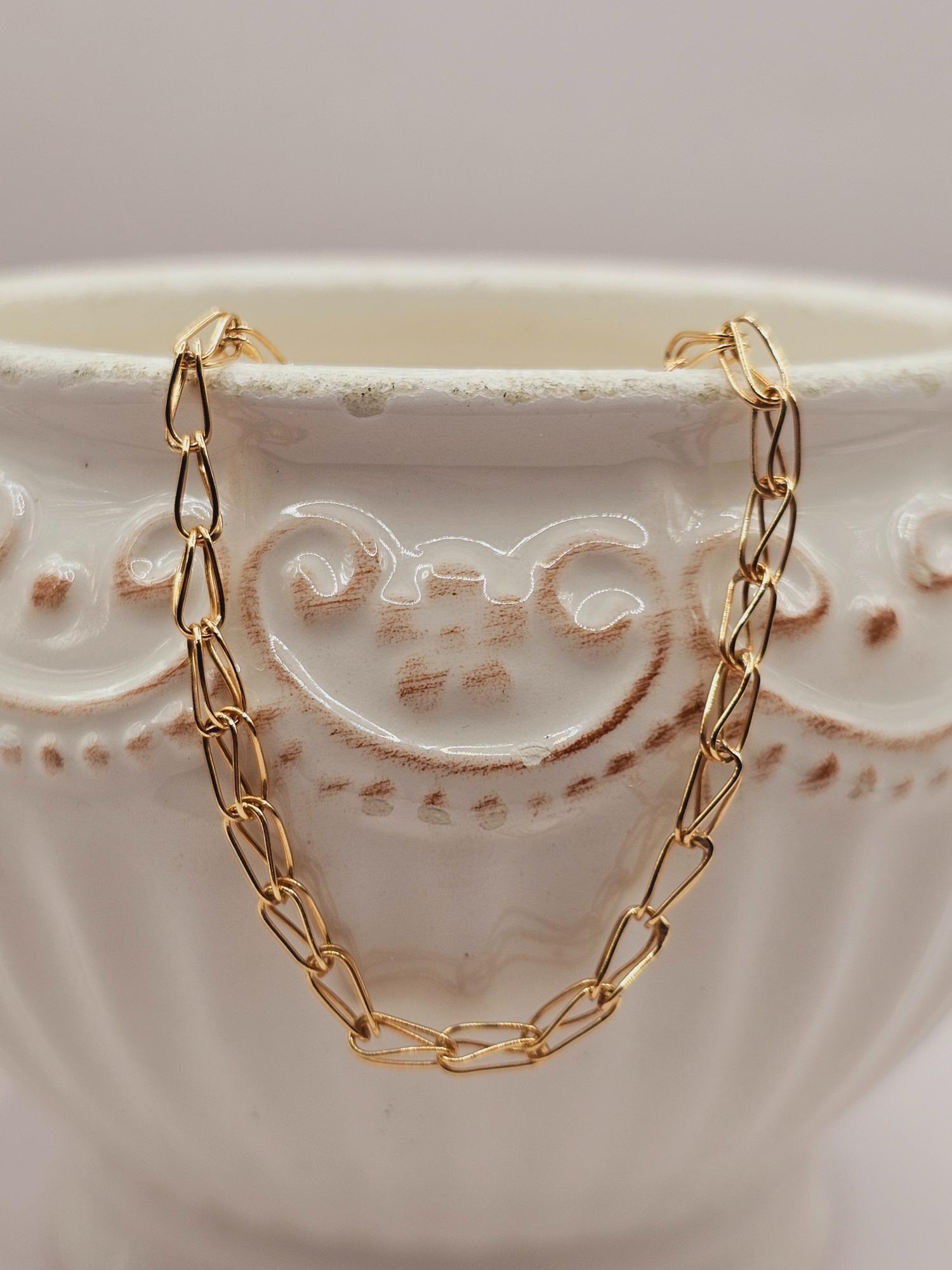 Pulsera jaula 19 cm 3 grs Oro 18k  3