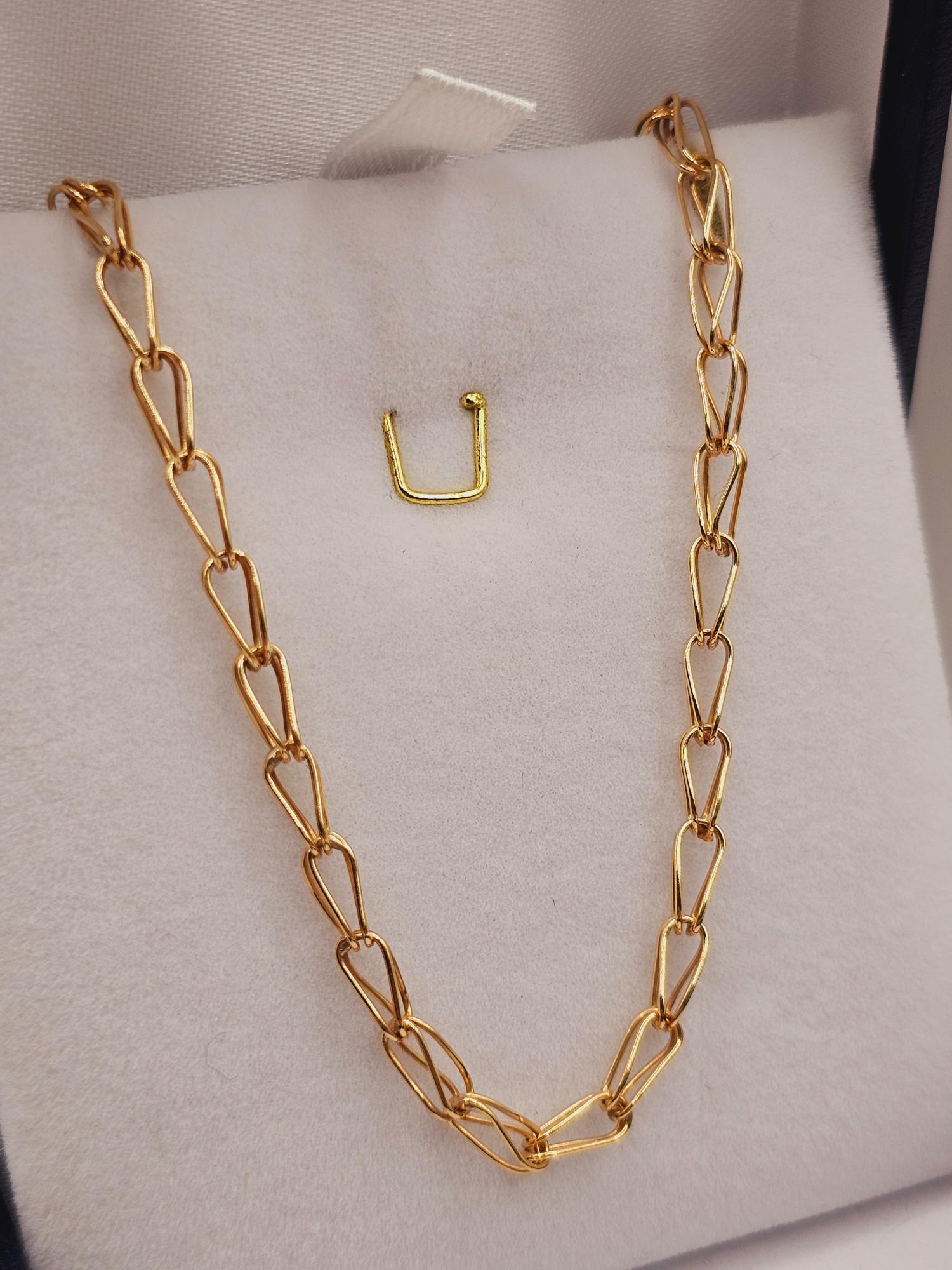 Pulsera jaula 19 cm 3 grs Oro 18k  5