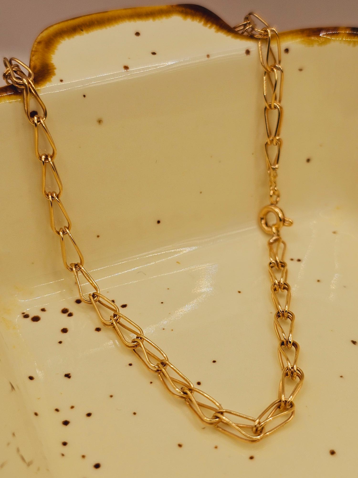 Pulsera jaula 19 cm 3 grs Oro 18k  6