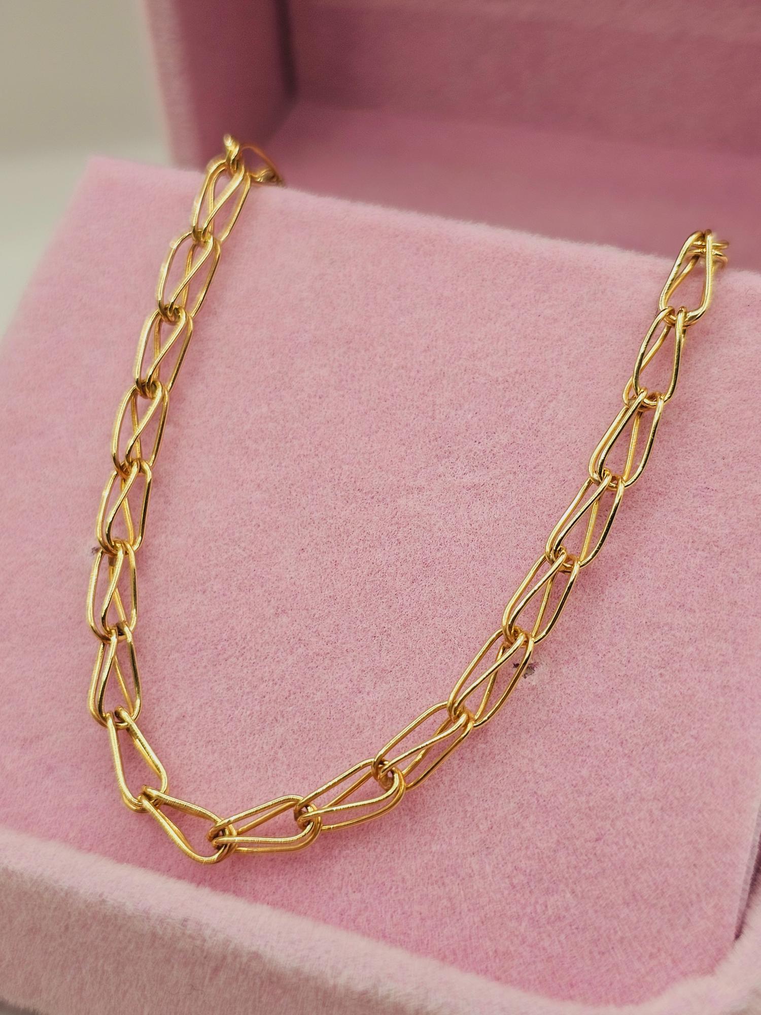 Pulsera jaula 19 cm 3 grs Oro 18k  7