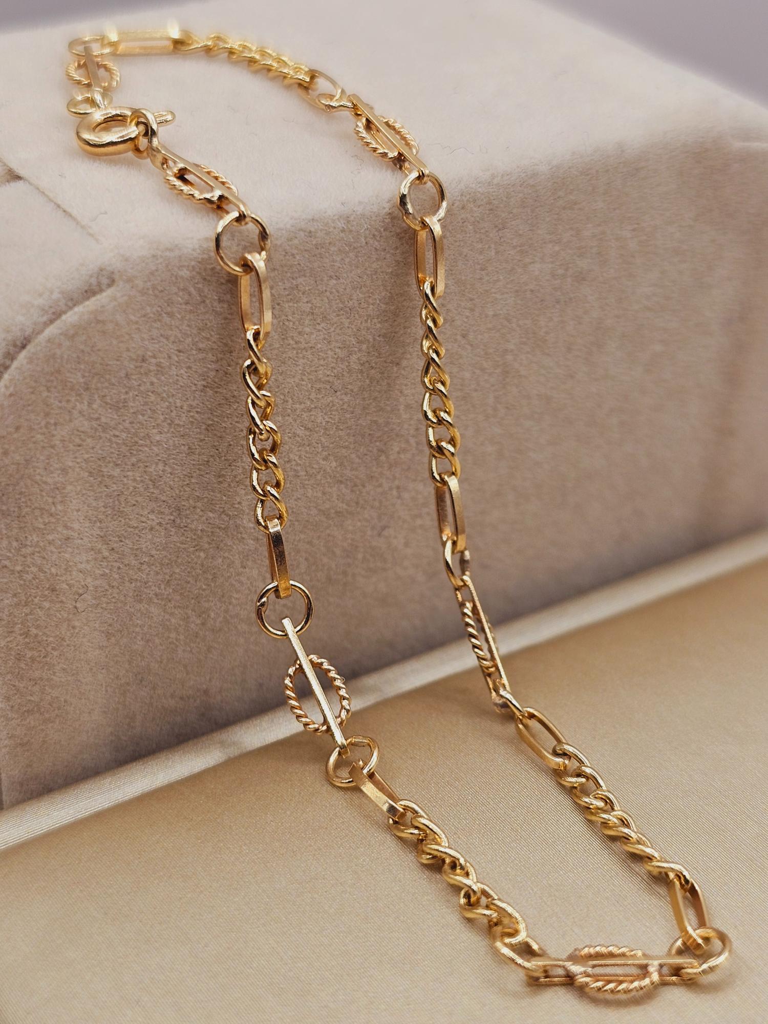 Pulsera Grumette Verónica 19 cm 3 grs Oro 18k 1