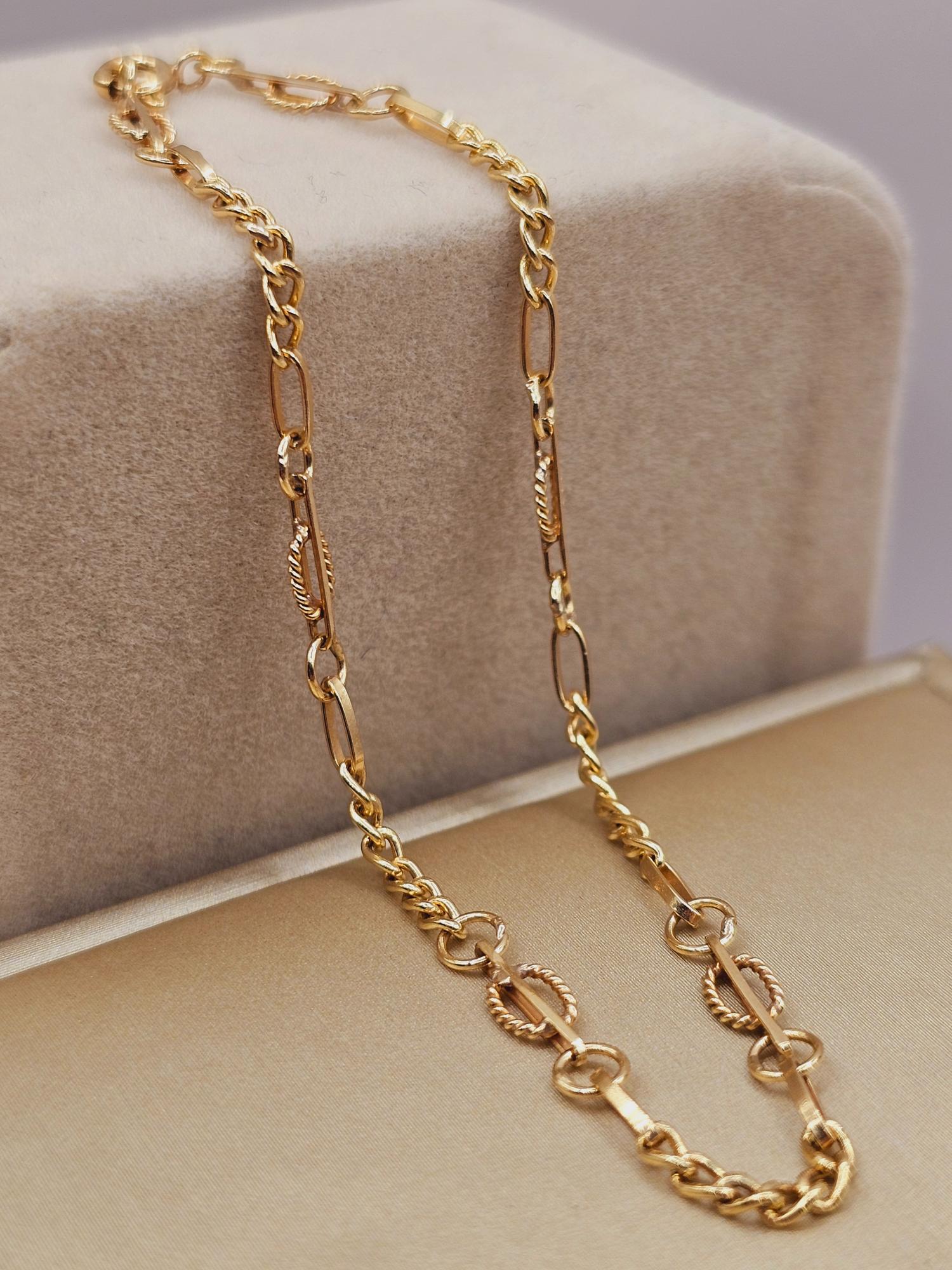 Pulsera Grumette Verónica 19 cm 3 grs Oro 18k 3