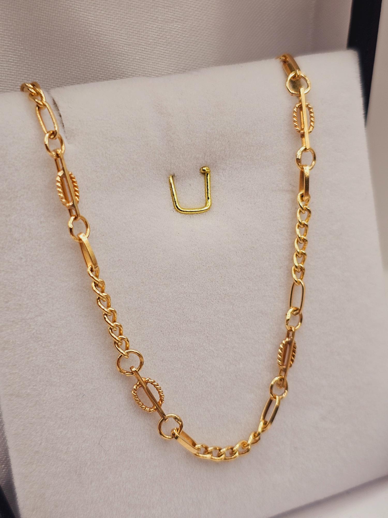 Pulsera Grumette Verónica 19 cm 3 grs Oro 18k 5