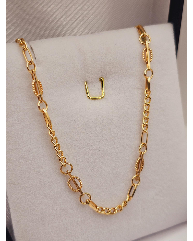 Pulsera Grumette Verónica 19 cm 3 grs Oro 18k