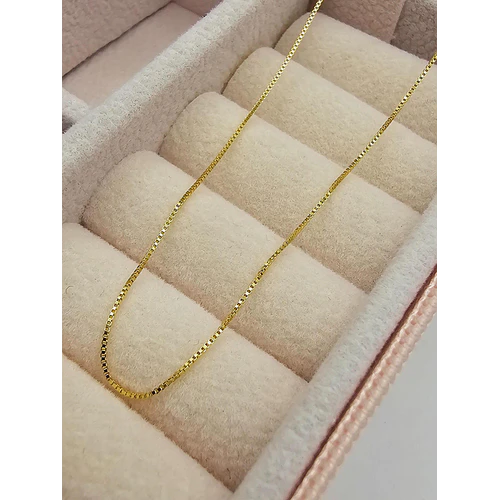 Cadena veneciana 50 cm 1.2 grs Oro italiano 18k 