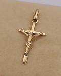 Colgante cruz con Cristo 4 cm 2 grs Oro 18k