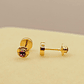Aros abridores rosa de Francia 4 mm Oro 14k - Miniatura 3