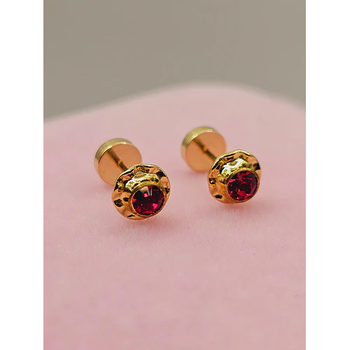 Aros abridores rubí 6 mm Oro 14k