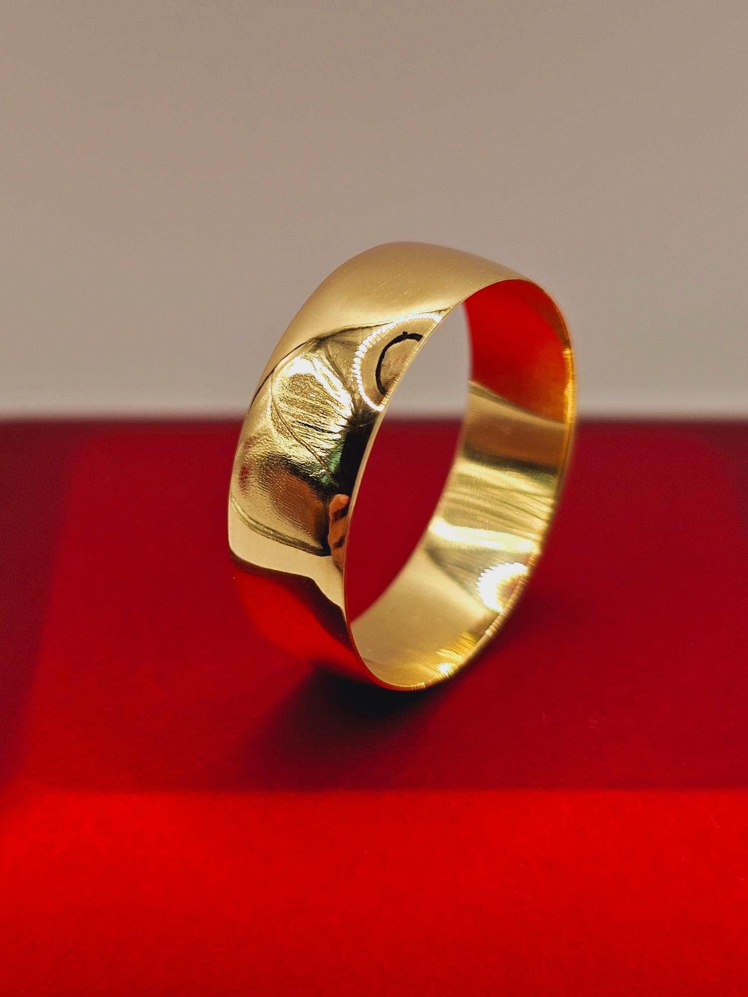 Argolla de matrimonio 6 mm 3 grs Oro 18k  1