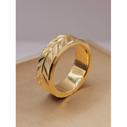 Anillo espiga 8 mm 18 grs Oro 18k