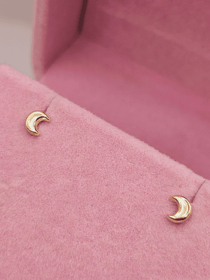 Aros luna 5 mm Oro 14k