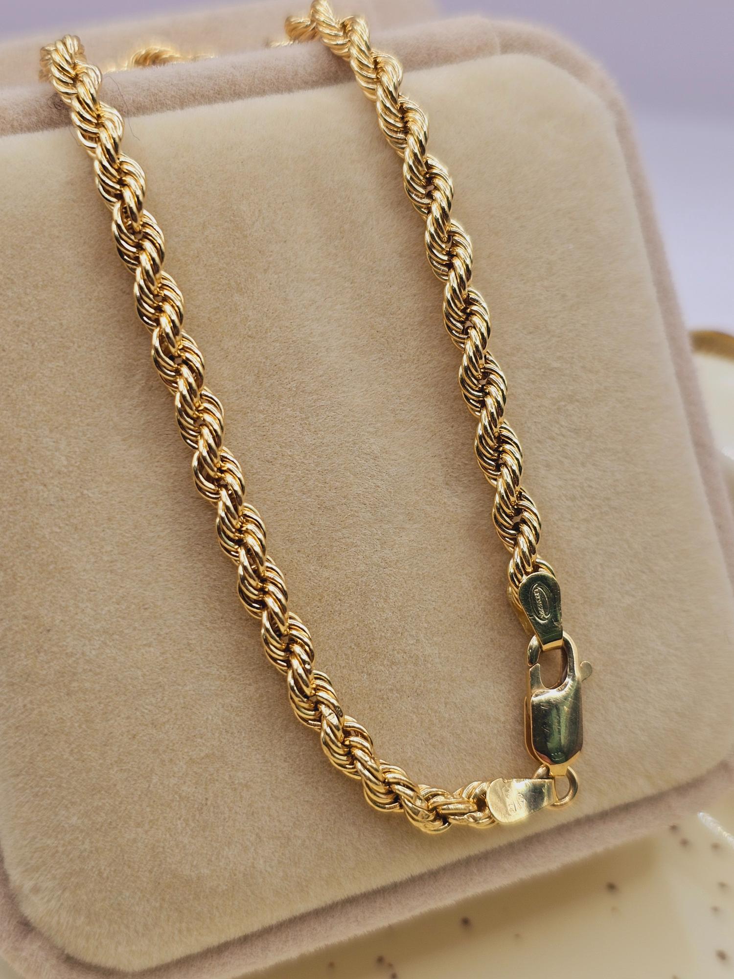 Pulsera tourbillon 20 cm 4.5 grs Oro italiano 18k 2