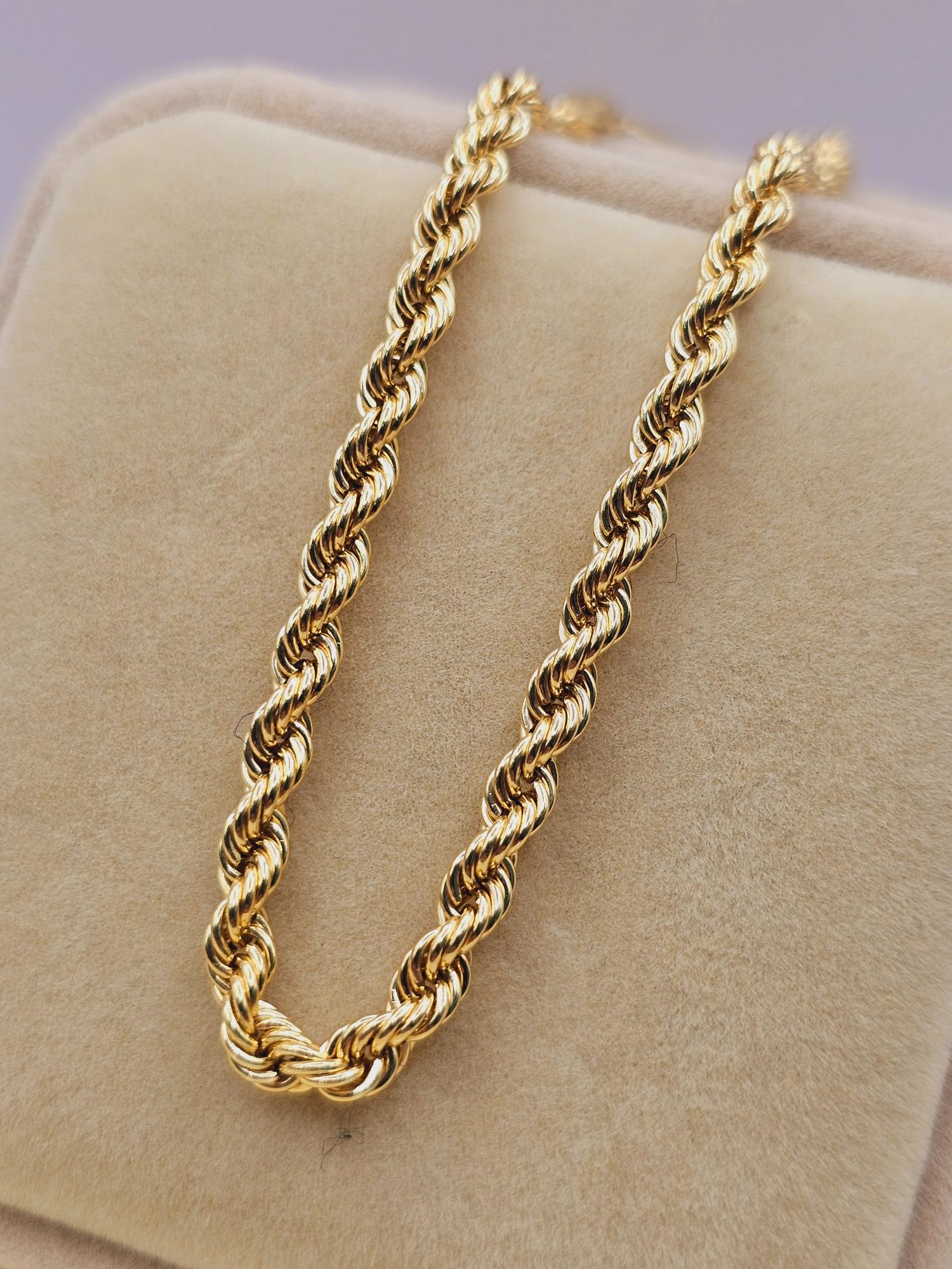 Pulsera tourbillon 20 cm 4.5 grs Oro italiano 18k 3