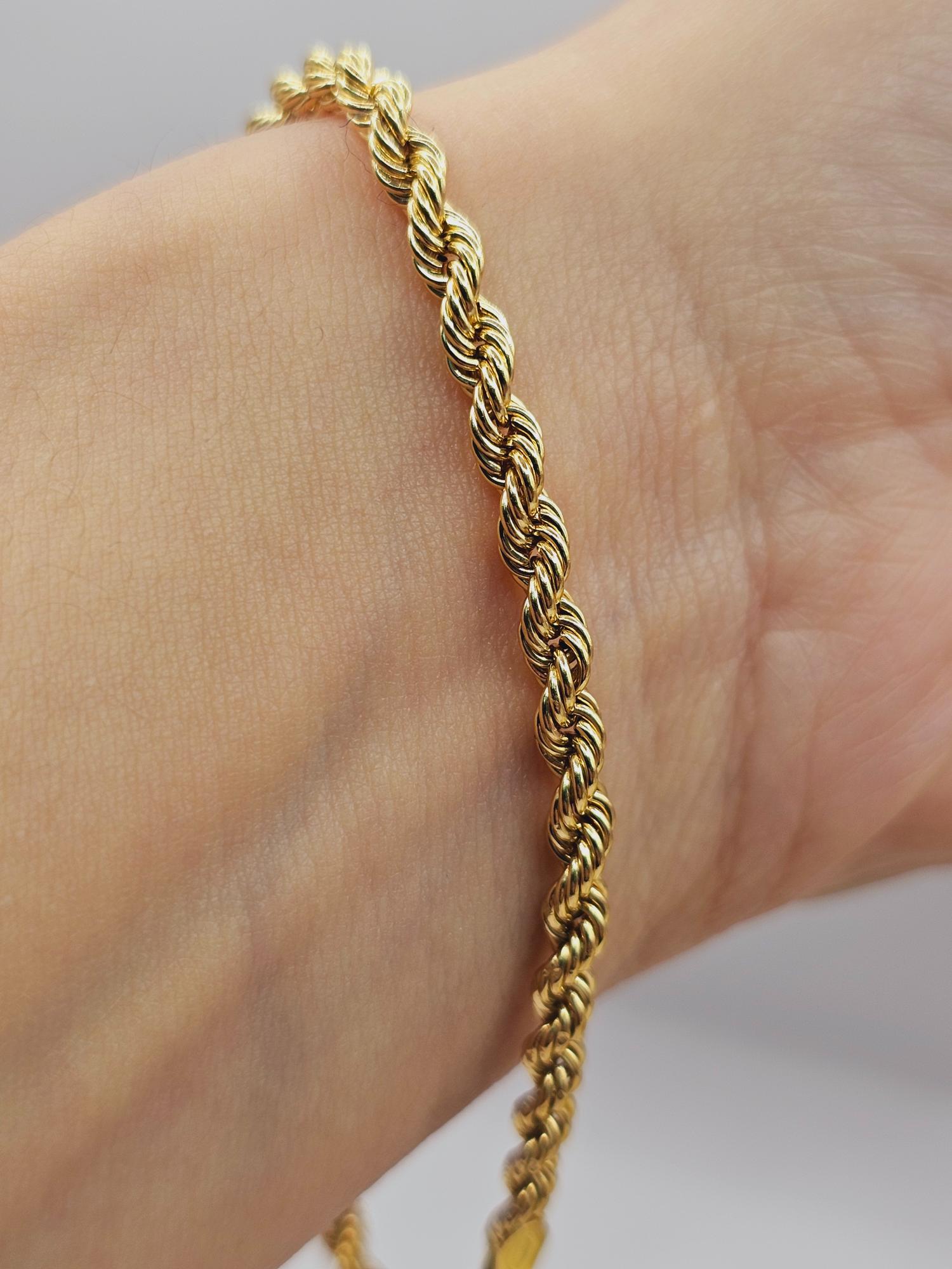 Pulsera tourbillon 20 cm 4.5 grs Oro italiano 18k 4