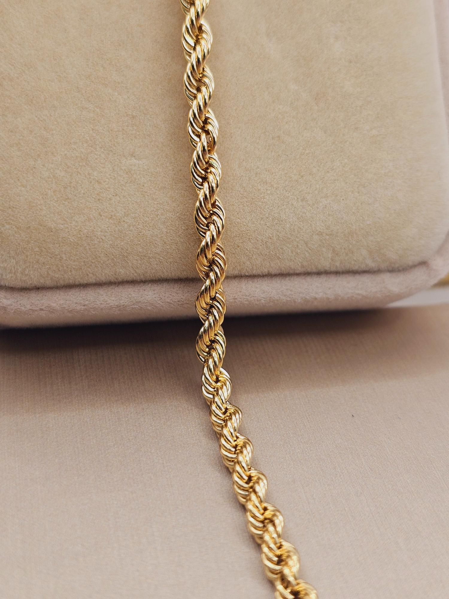 Pulsera tourbillon 20 cm 4.5 grs Oro italiano 18k 5