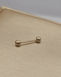 Piercing bolitas 1.6 cm 0.4 grs Oro 18k