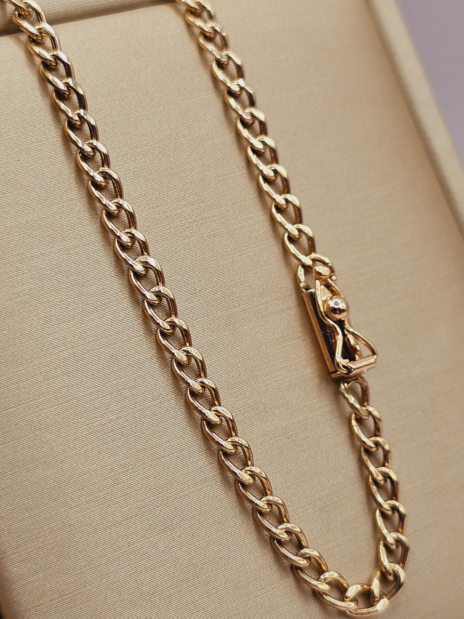 Pulsera grumete 20 cm 6.5 grs Oro 18k 1