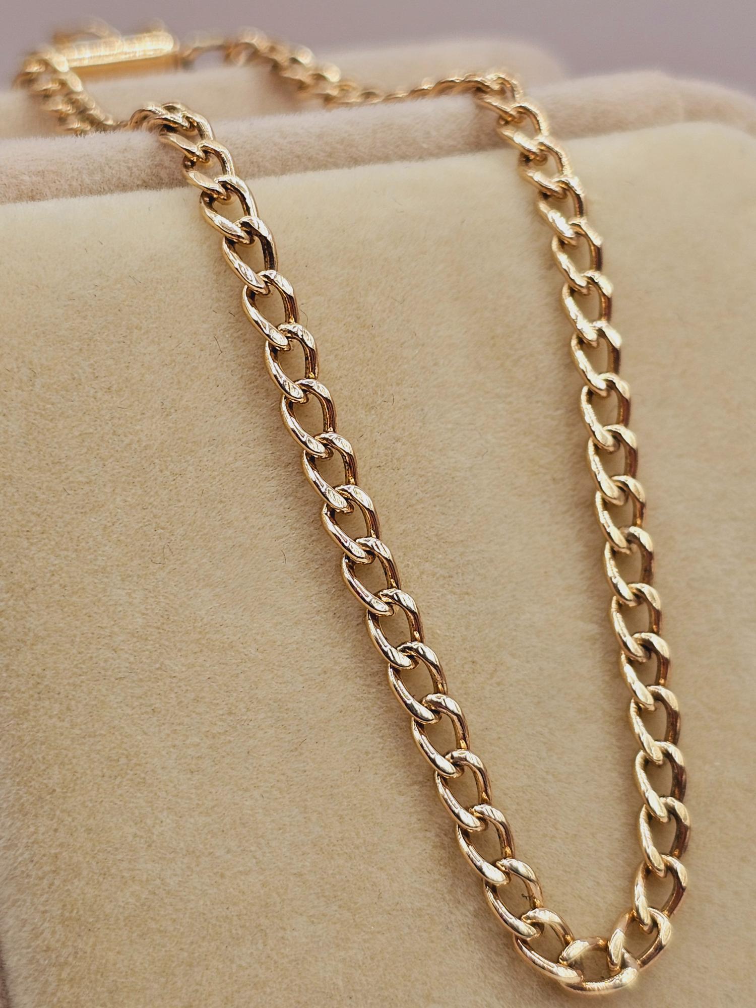 Pulsera grumete 20 cm 6.5 grs Oro 18k 7