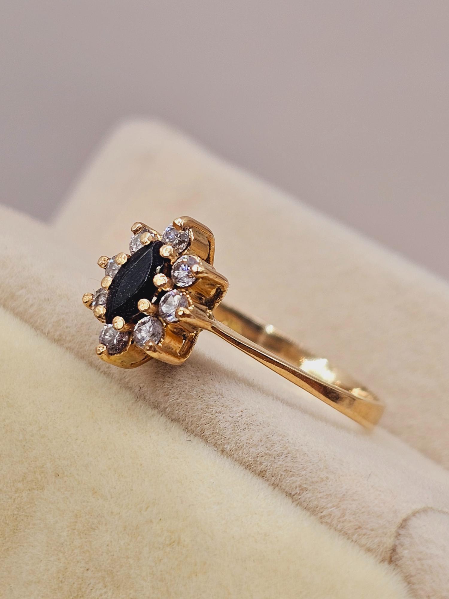 Anillo lady ónix 3 grs Oro 18k 2