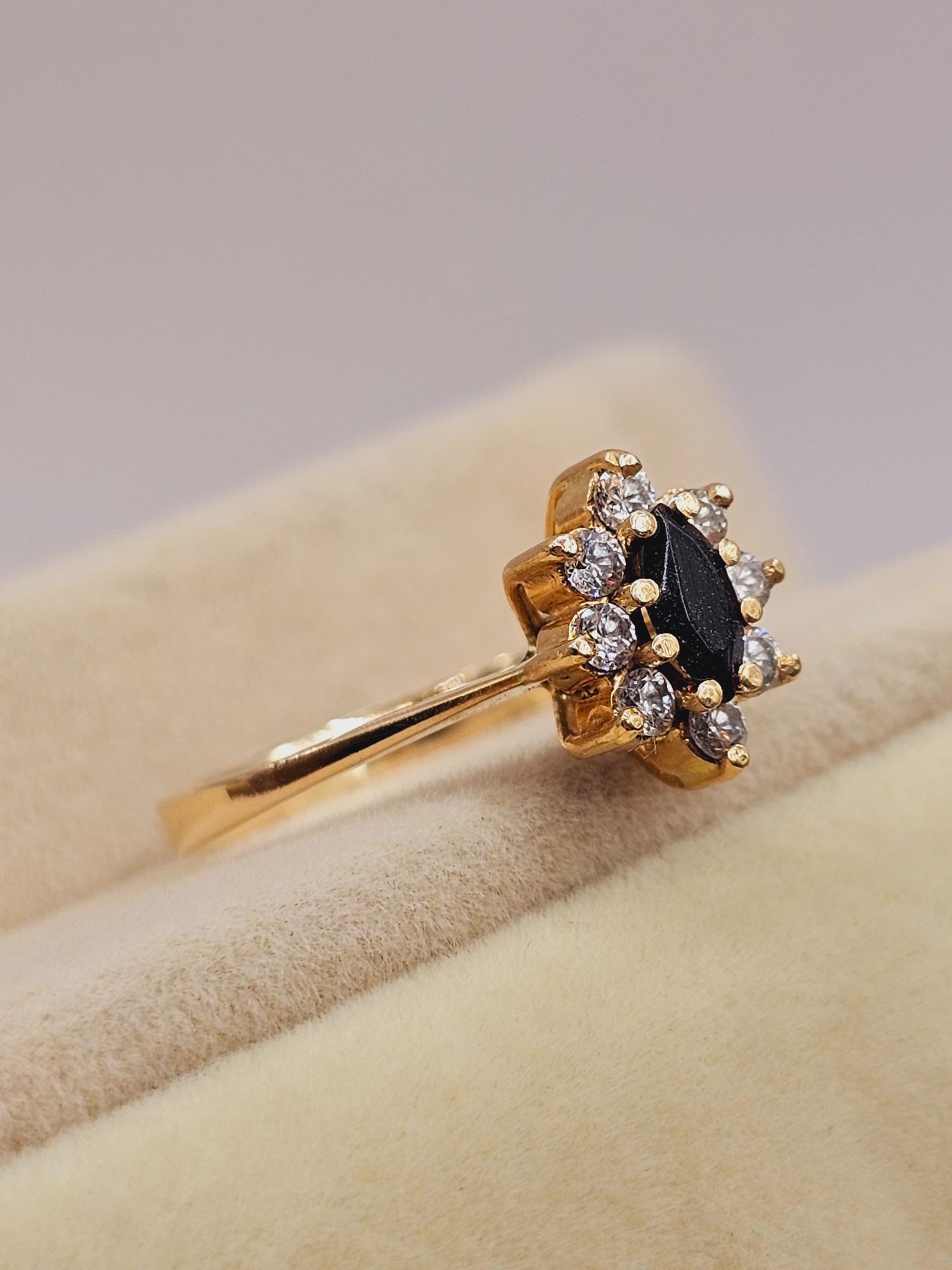 Anillo lady ónix 3 grs Oro 18k 3