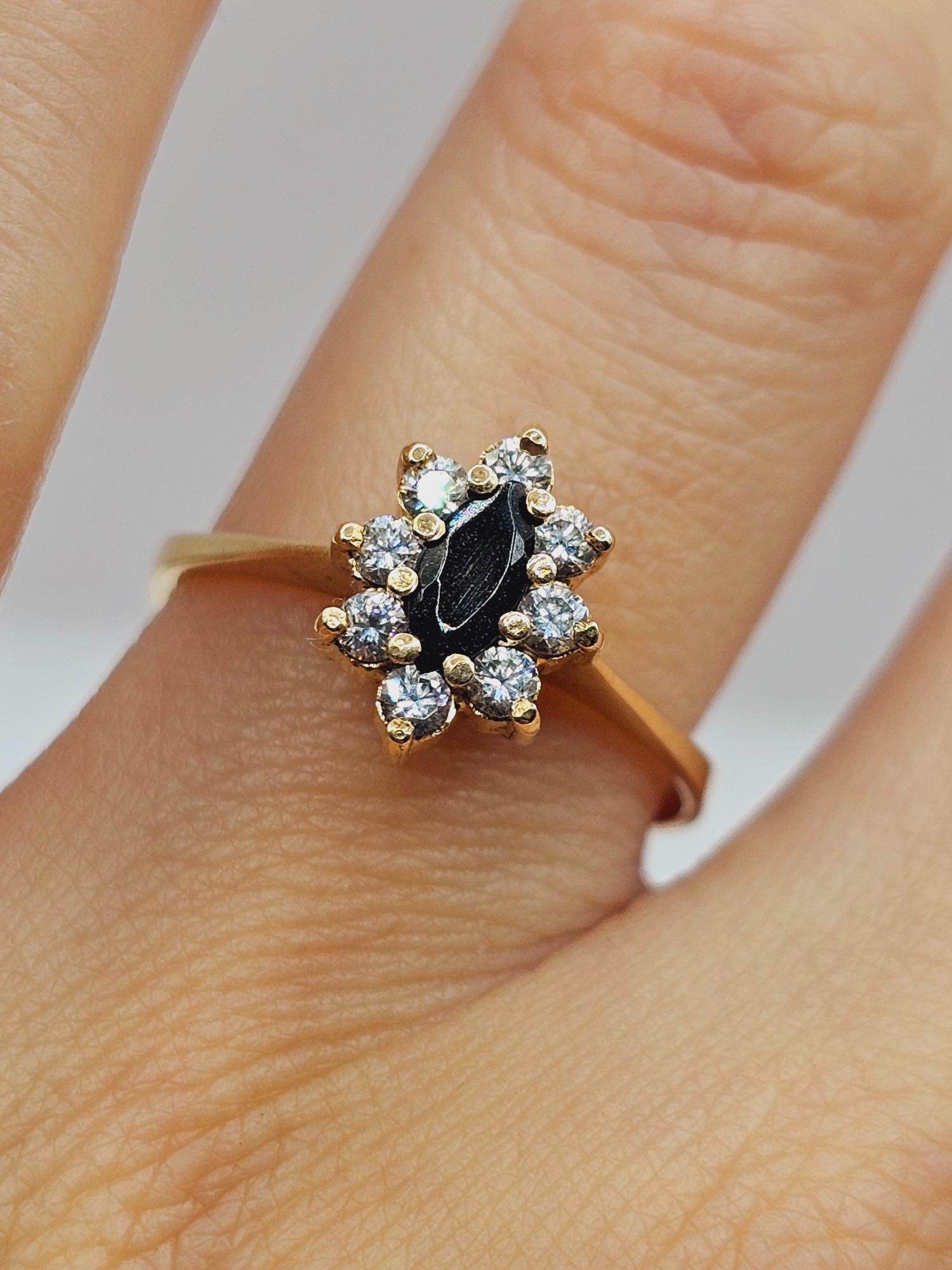 Anillo lady ónix 3 grs Oro 18k 1