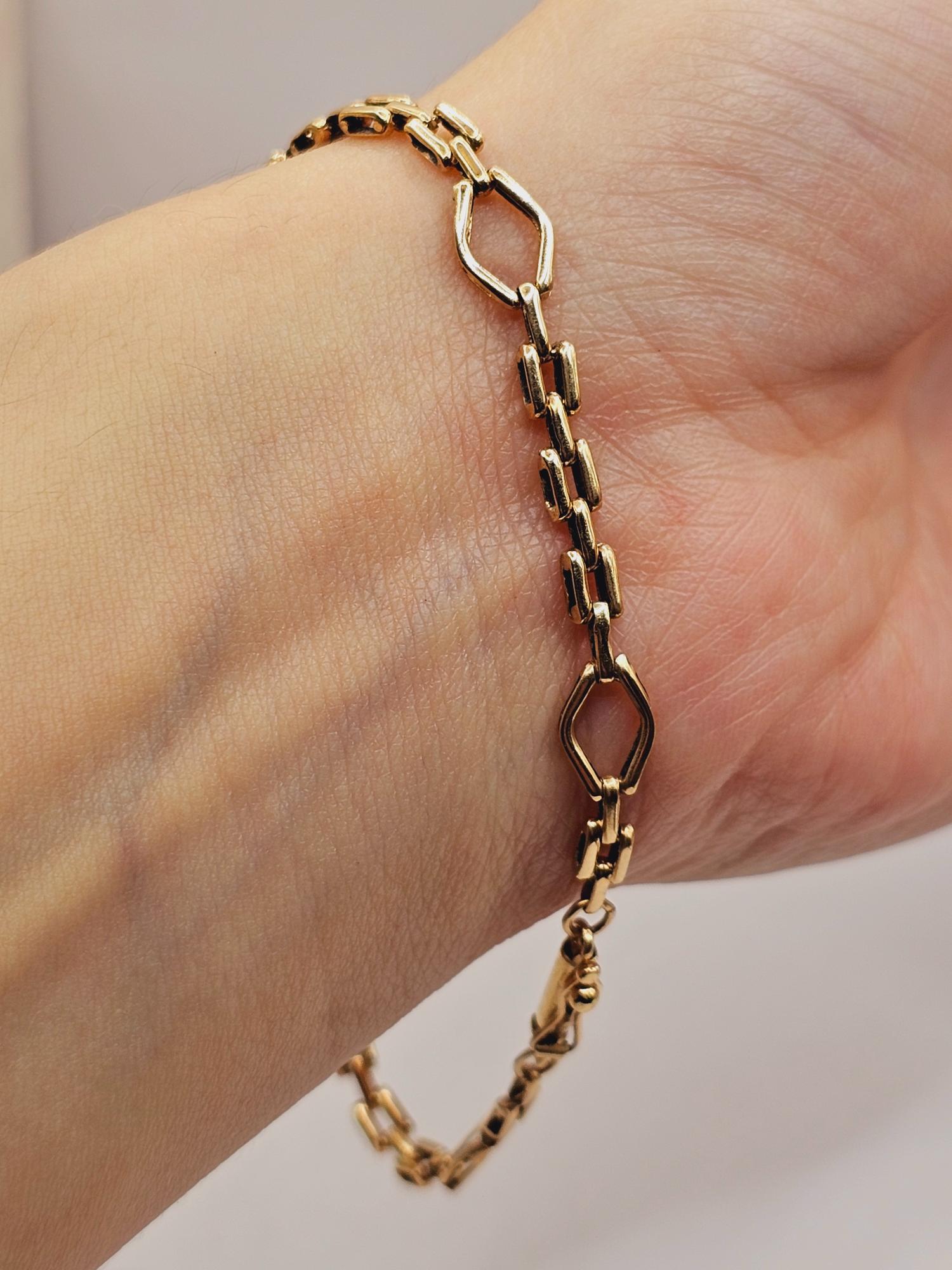 Pulsera panther 19 cm 7 grs Oro 18k 5