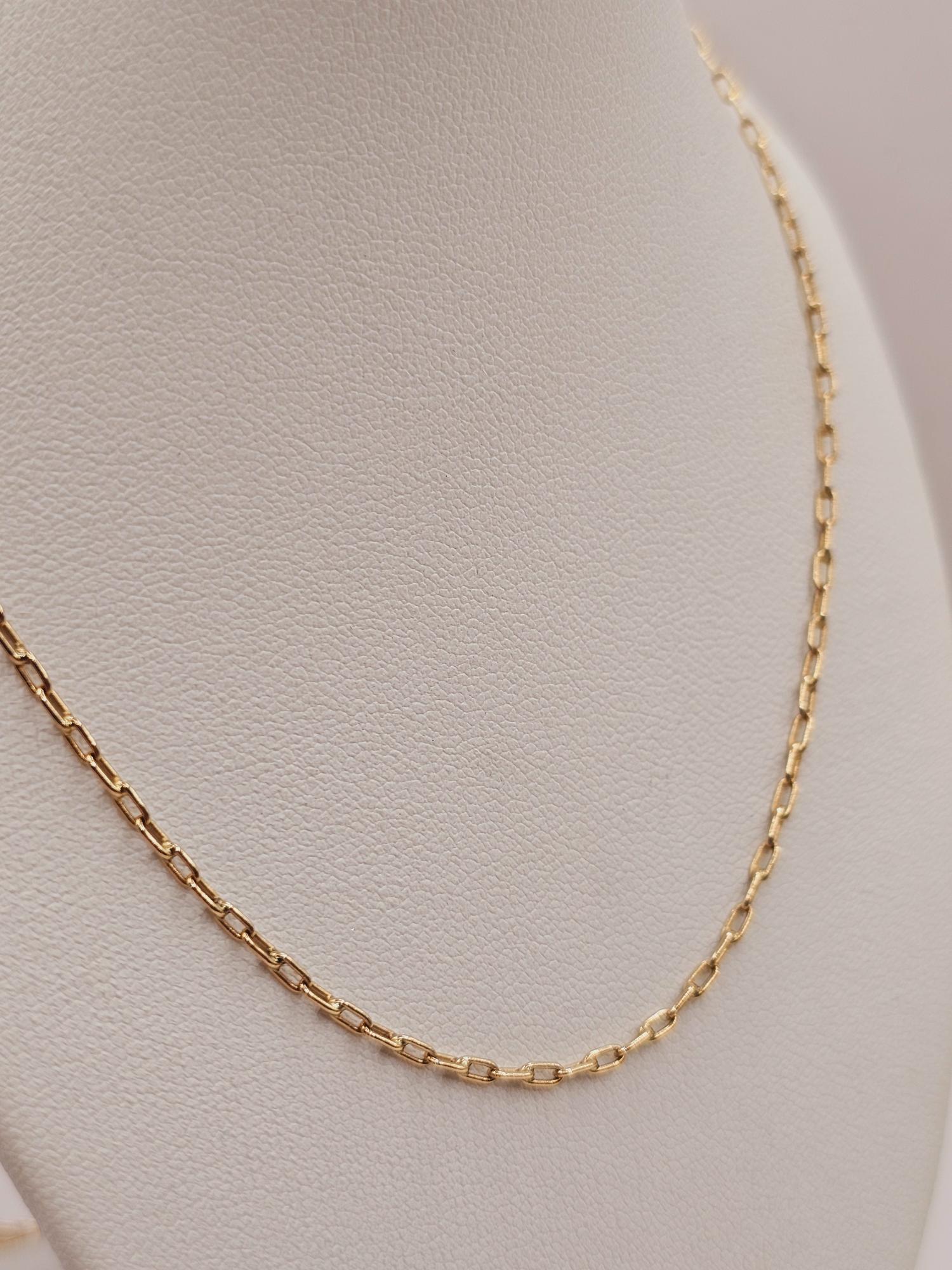 Cadena limada 50 cm 5 grs Oro 18k 6